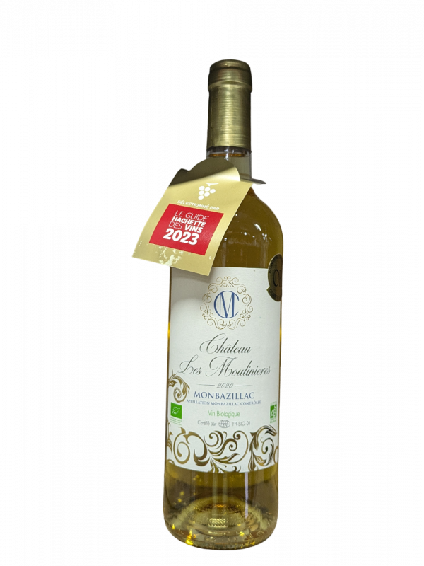 Château Les Moulinières - AOP Monbazillac 2020,Blanc moelleux  Bio