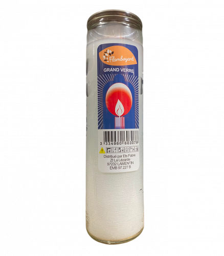 Flamboyant - Bougie grand verre