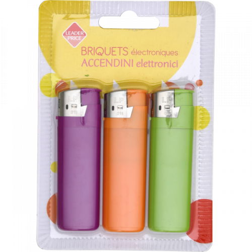 Leader Price - Briquets électroniques