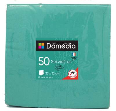 Domédia - Serviettes 33X33cm X50