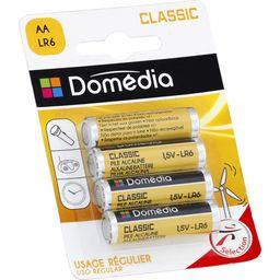 Domédia - Piles alcalines Classic LR6-AA 1,5V