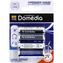 Domédia - Power Max Piles alcalines AA LR6 1,5 V