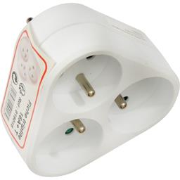 Dofin - Fiche Triplite 16A + T triangulaire, blanc