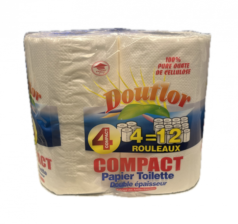 Leader Price - Papier toilette compact 4=12