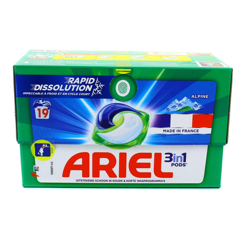 Ariel - Pods de lessive Fraicheur Alpine