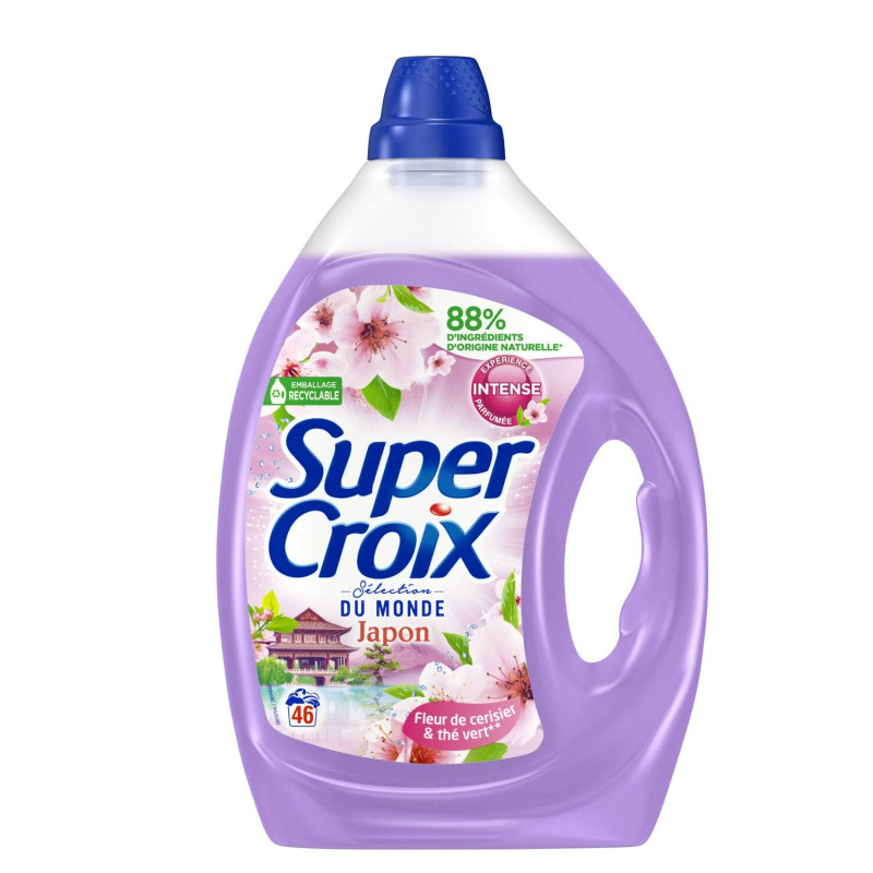 Super Croix - Lessive liquide Fleur de Cerisier