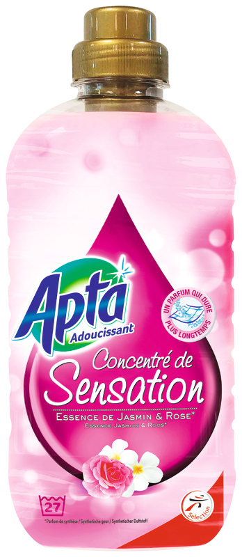 Apta - Adoucissant concentré essence de jasmin & rose