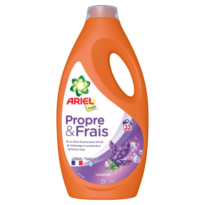 Ariel - Lessive liquide SIMPLY 30D lavande