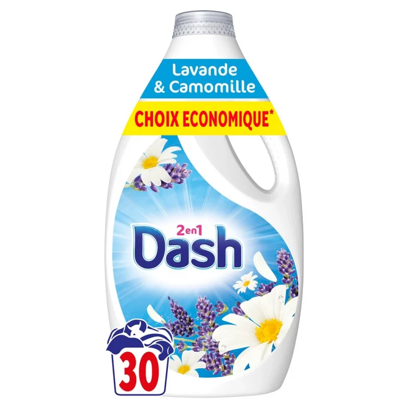 Dash - Lessive liquide 30D Lavande camomille