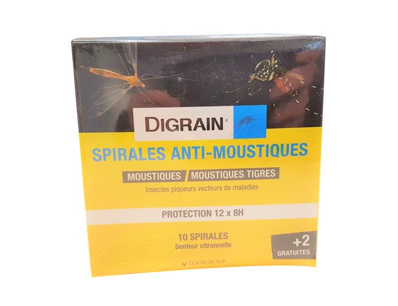 Digrain - Spirales anti-moustiques