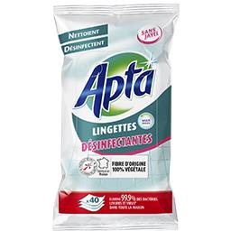 Apta - Lingettes désinfectantes sans javel