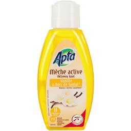 Apta - Désodorisant mèche active 2 en 1 vanille et bois de santal