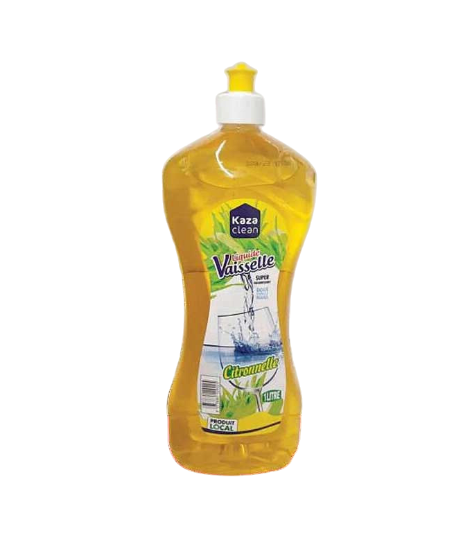 kaza clean - Liquide vaisselle citronnelle 1L