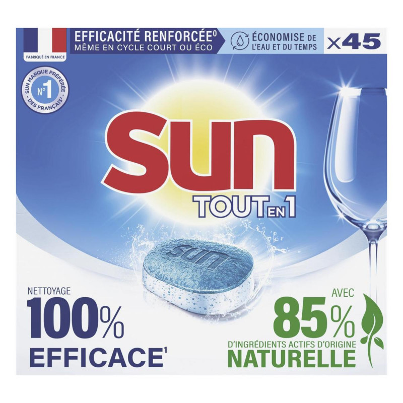 Sun - Tablettes pour lave-vaisselles tout-en-un