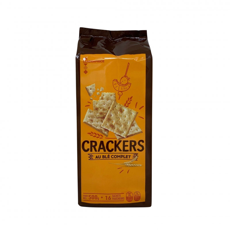 Leader Price - Crackers blé complet