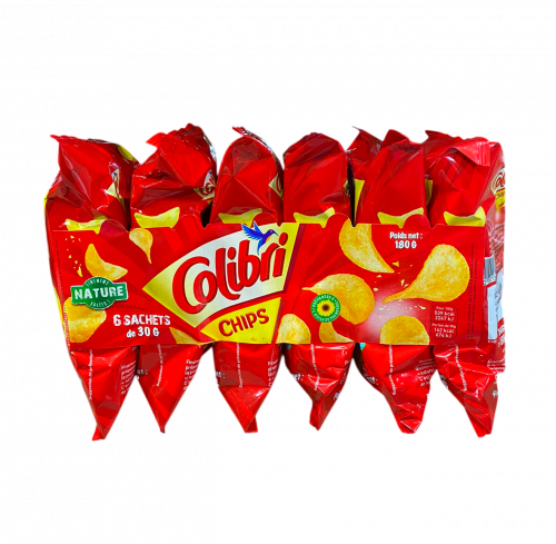 Colibri - Chips nature salées x6