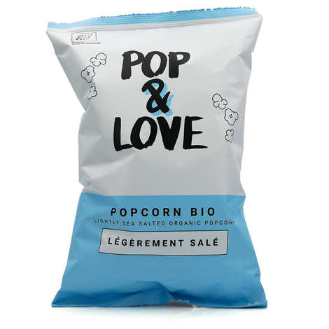 Pop & Love - Pop corn BIO légèrement salé