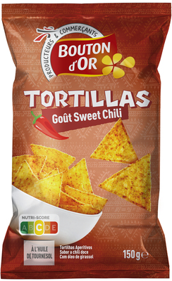 Bouton d'Or - Chips tortilla goût sweet chili