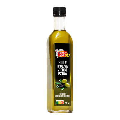 Huile d'olive Bio BO 75cl - Bouton d'or - 750 ml