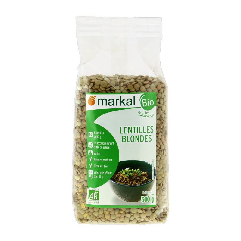 Markal - Lentilles blondes Bio