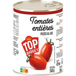 Top Budget -  Tomates entières pelées au jus