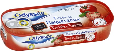 Odyssée - Filets de maquereaux à la tomate