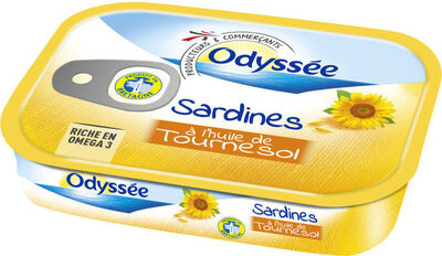 Odyssée -  Filets de sardines à  huile de tournesol