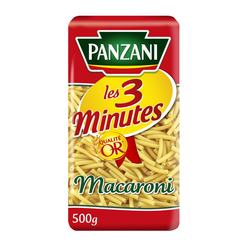 Panzani - Pâtes macaroni cuisson rapide