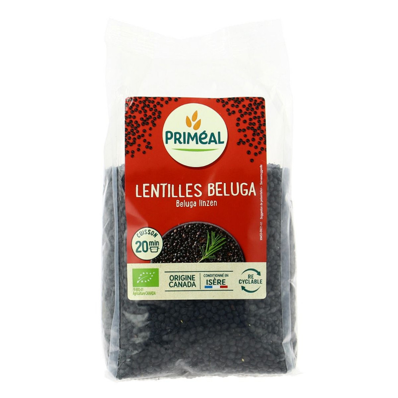 Primeal - Lentilles Beluga 500g Bio