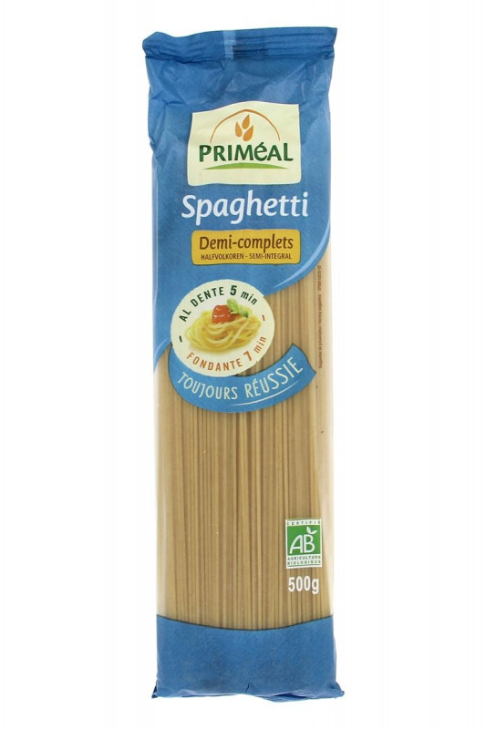 Primeal - Spaghetti demi-complets Bio