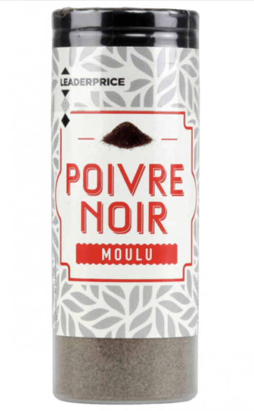 Leader Price - Poivre noir moulu