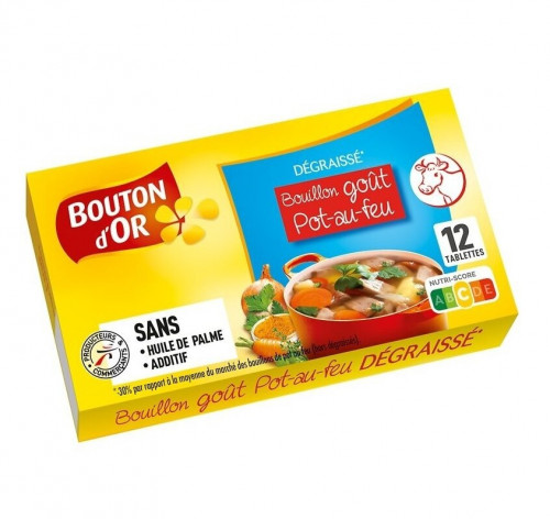 Bouton d'Or - Bouillon goût pot-au-feu dégraissé