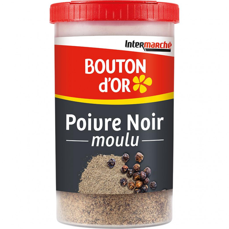 Bouton d'Or - Poivre noir moulu 100g