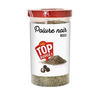 Top Budget - Poivre noir moulu