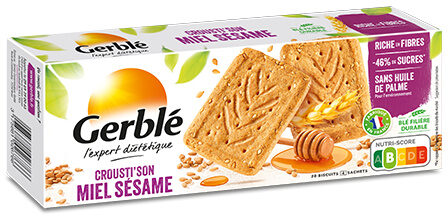 Gerblé - Biscuits miel/sésame