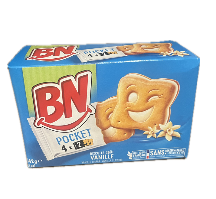 BN - Biscuits fourrés à la vanille X8 142g