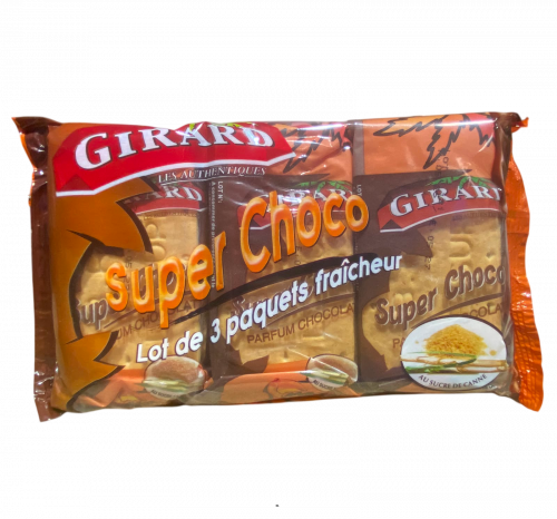 Girard - Biscuits super choco 3x2 240g