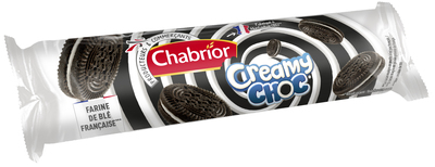 Chabrior - Petits biscuits fourrés Roll goût Creamy Choc