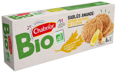 Chabrior - Biscuits amande/citron bio