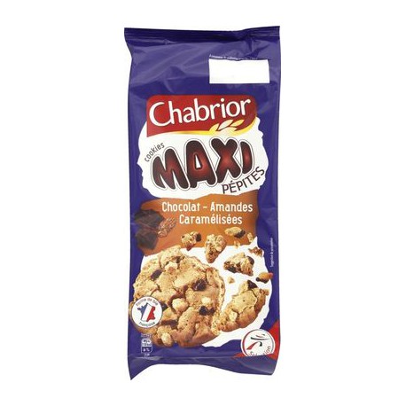 Chabrior - Cookies maxi pépites chocolat-amandes caramélisées
