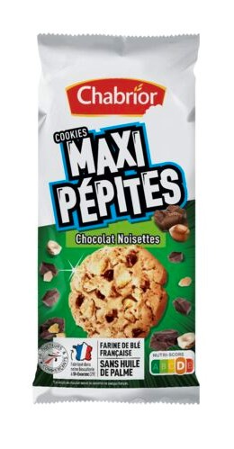 Chabrior - Cookies Maxi pépites chocolat noisettes