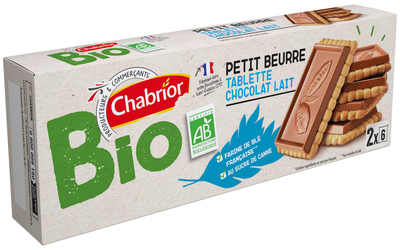 Chabrior bio - Petit beurre tablette chocolat au lait