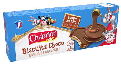 Chabrior - Biscuits Choco cœur de lait