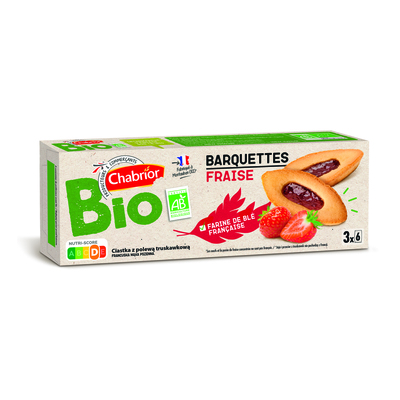 Chabrior - Barquettes fraise BIO