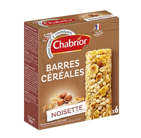 Chabrior - Barres céréales noisettes