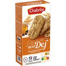 Chabrior - Biscuits Petit Déj miel & pépites de chocolat
