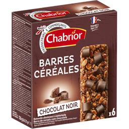 Chabrior - Barres de céréales chocolat noir