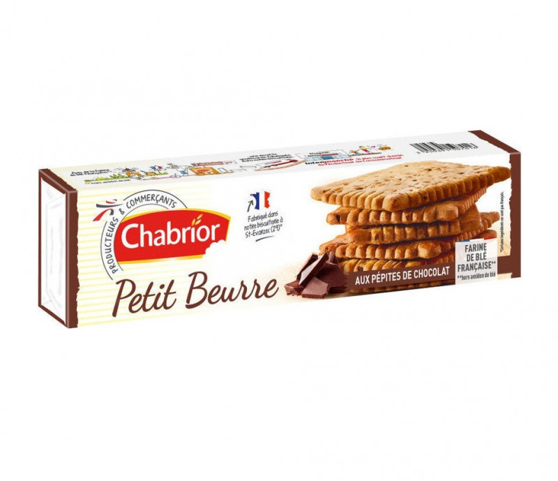 Chabrior - Petit beurre pépites chocolat 200g
