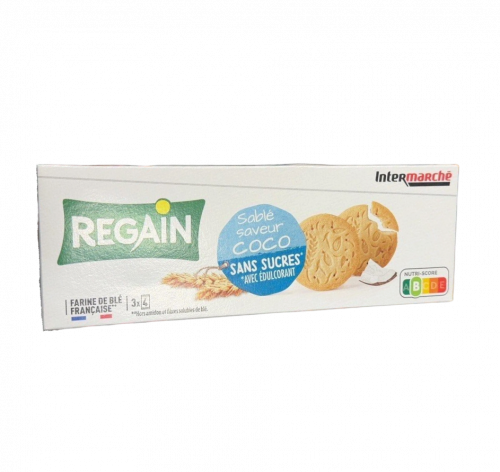 Regain - Sablé coco sans sucre 130g