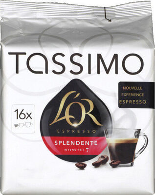 Capsules de café L'OR Espresso Splendente - Boîte de 20 sur